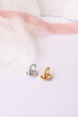 Pearl Mini Hoop Earring