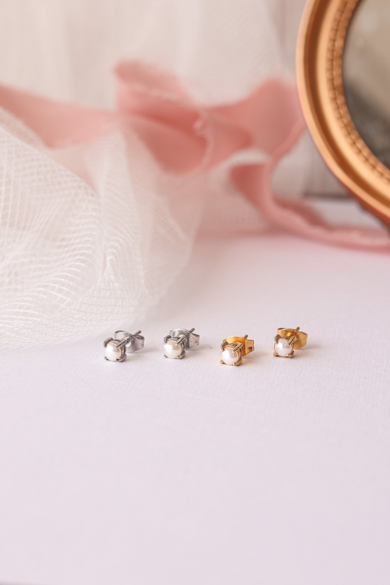 Freshwater Pearl Stud Earrings
