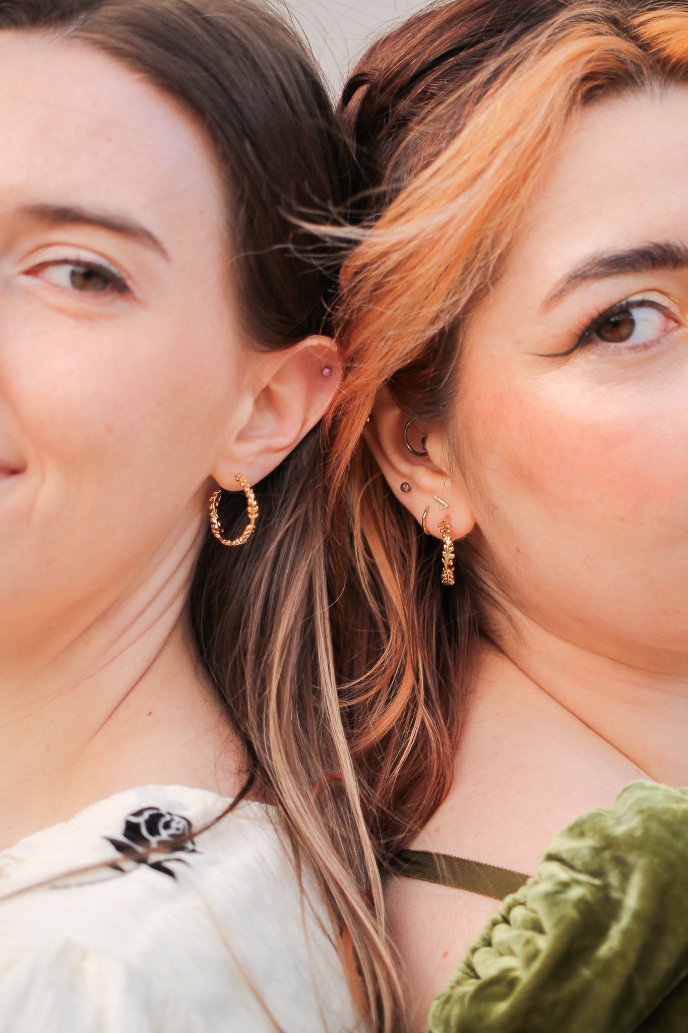 Ivy Hoop Lightweight Earrings