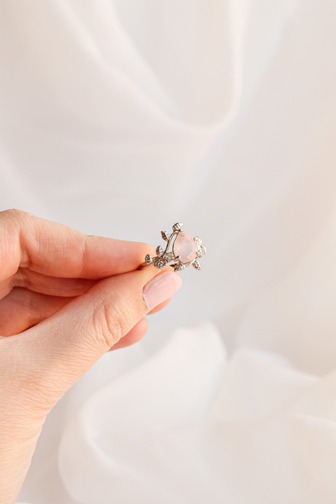 Seraphina Rose Quartz Ring