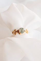 Willow Moss Agate Ring