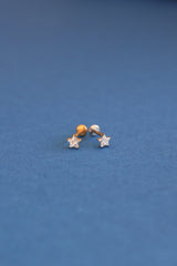 Stella Star Flat Back Stud Earring