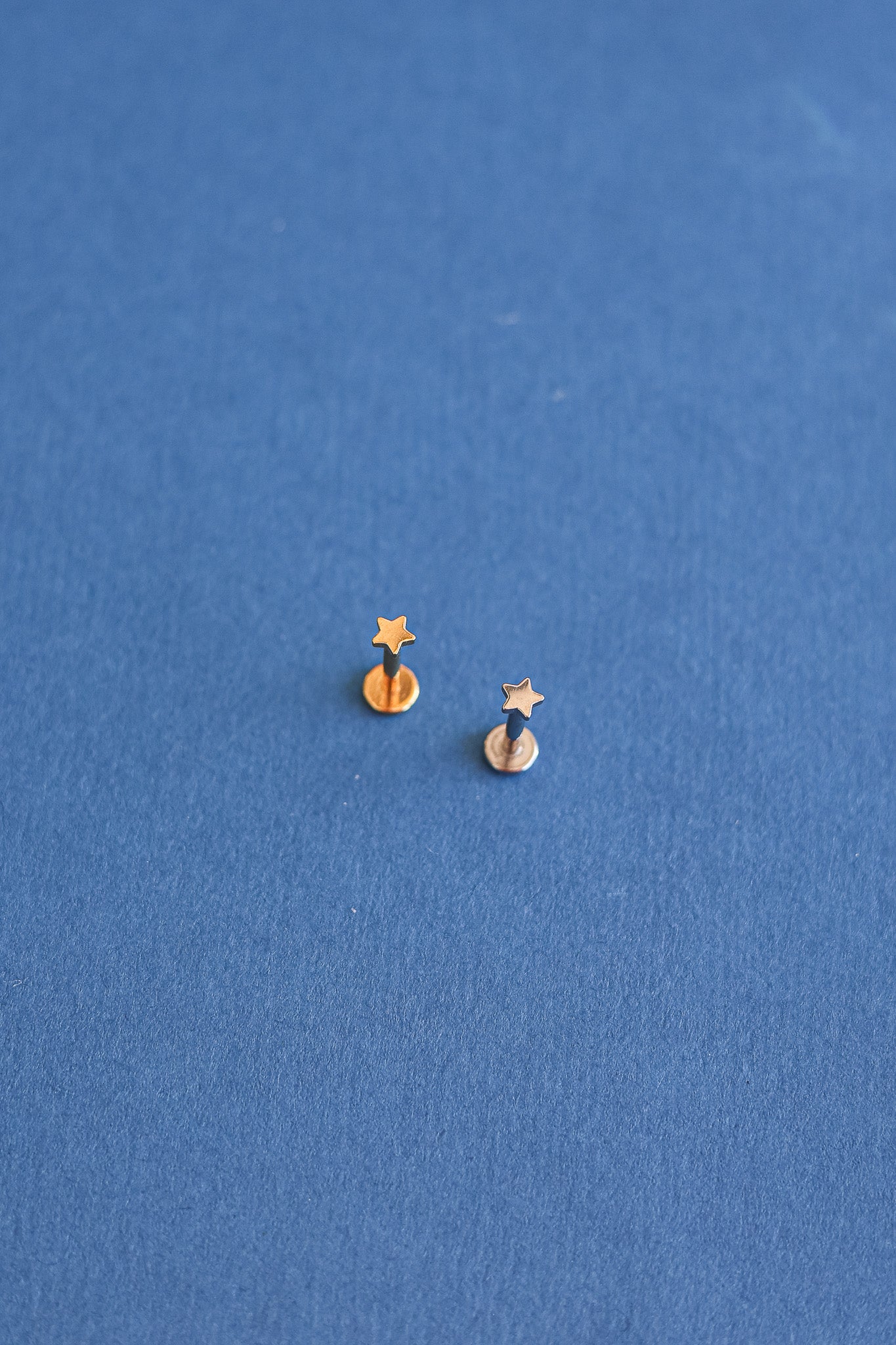 Mini Star Flat Back Stud Earring