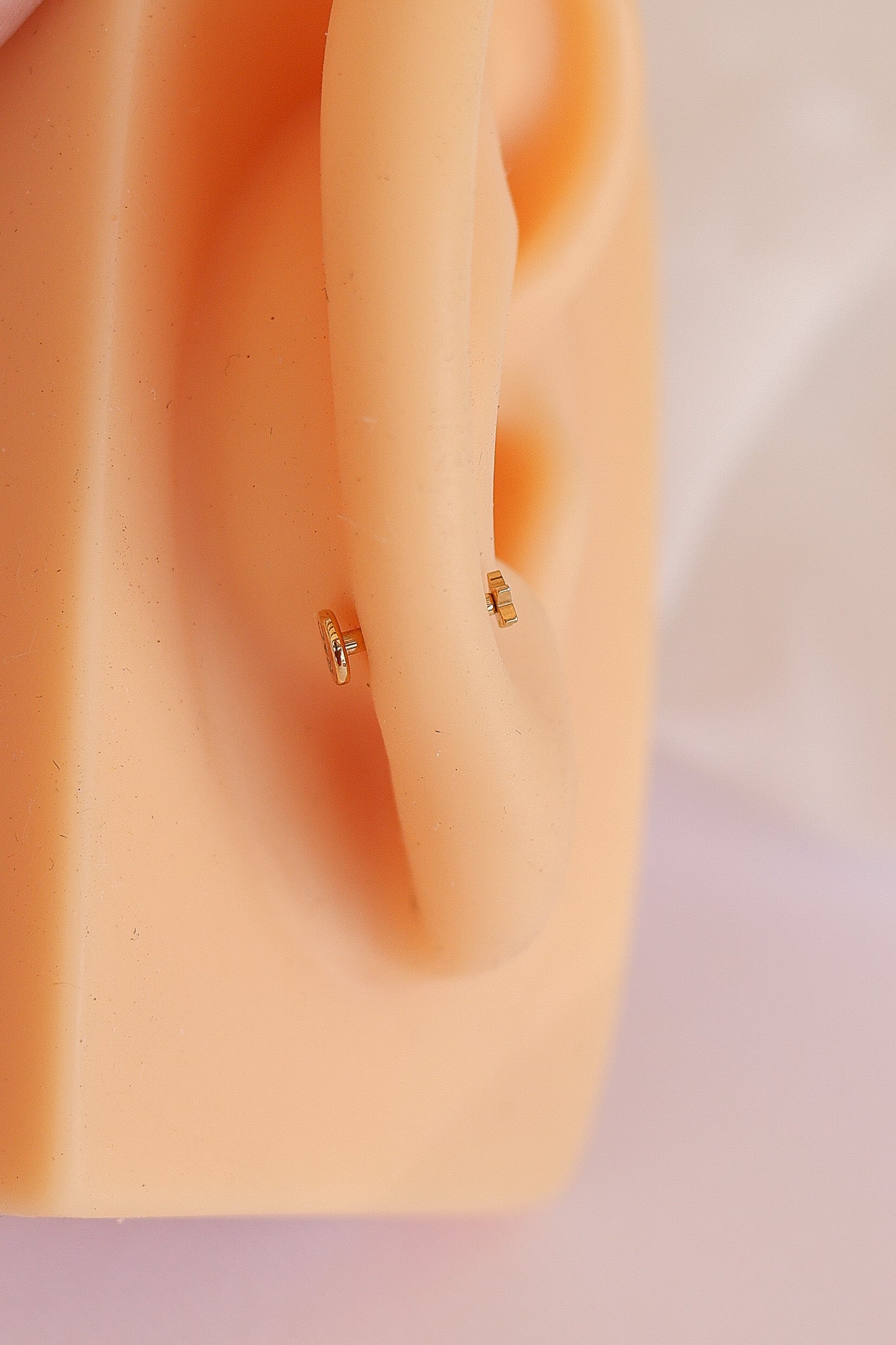 Mini Star Flat Back Stud Earring