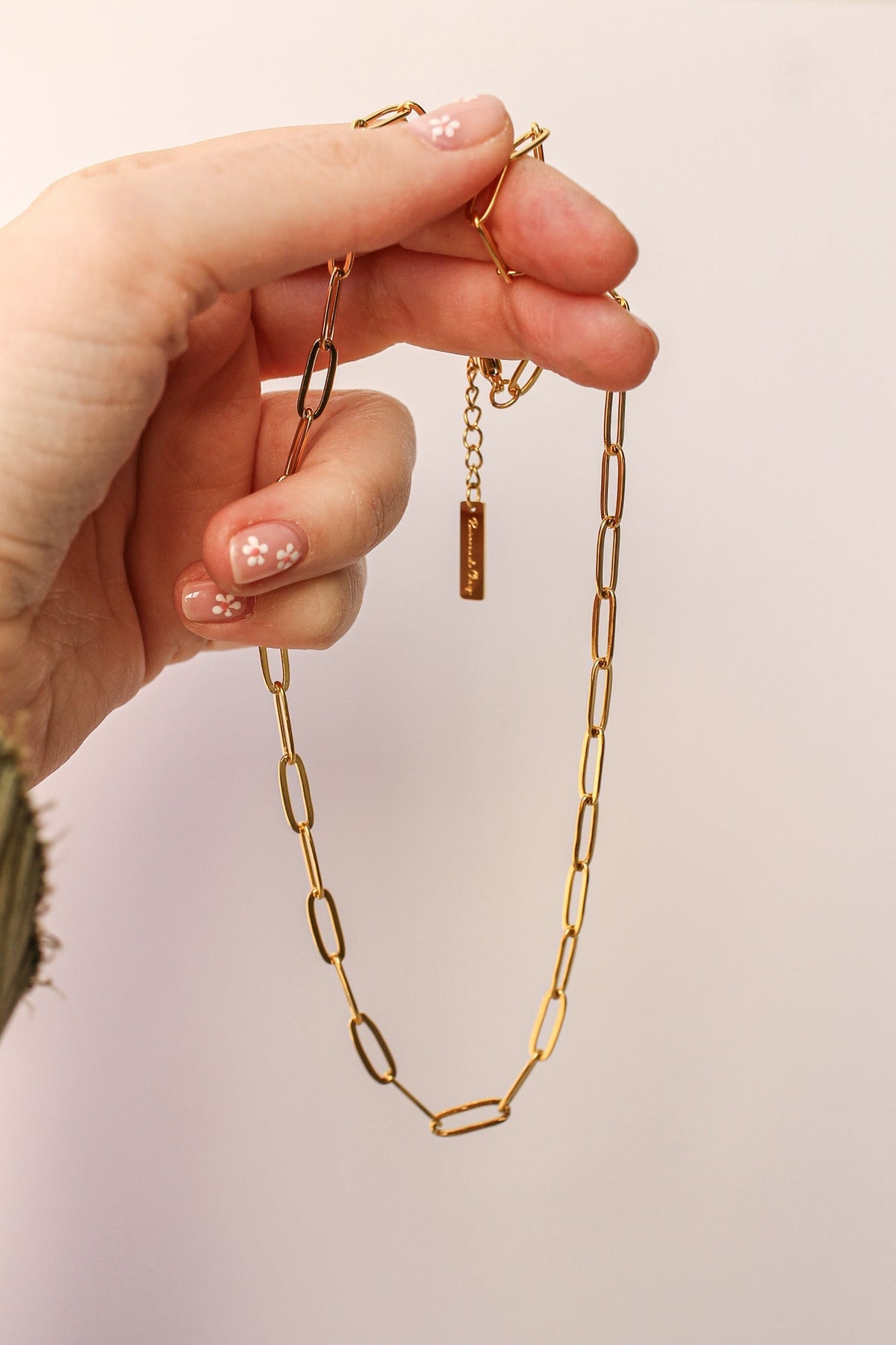 Riley Paperclip Chain Necklace