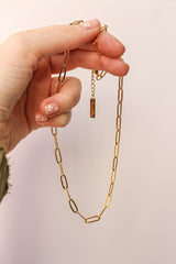 Riley Paperclip Chain Necklace