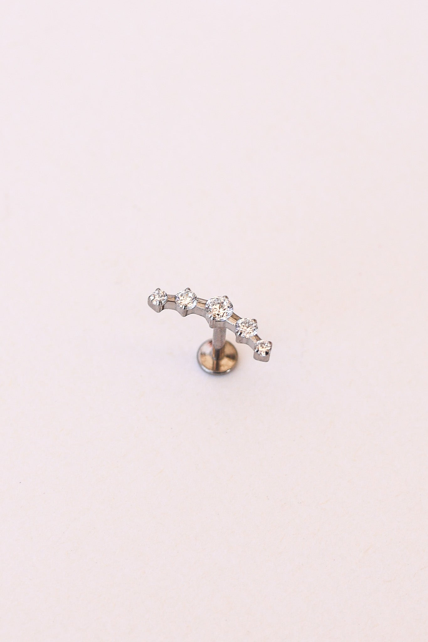 Monroe Flat Back Crystal Stud Earring