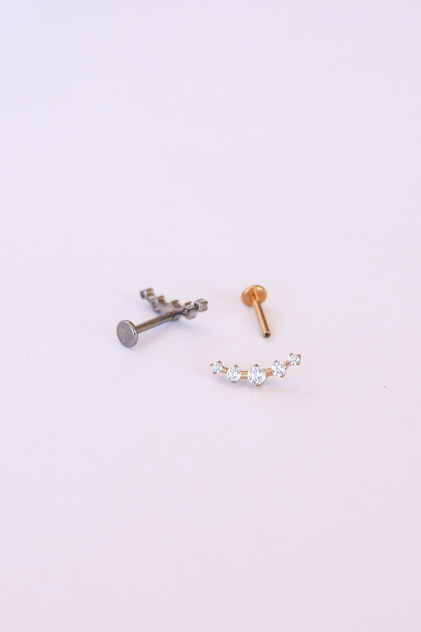 Monroe Flat Back Crystal Stud Earring