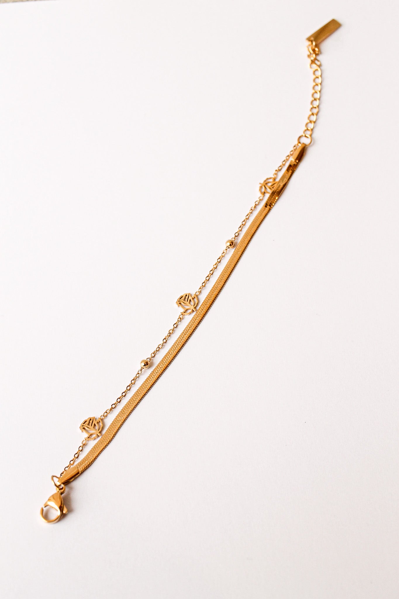 Anne Double Chain Bracelet