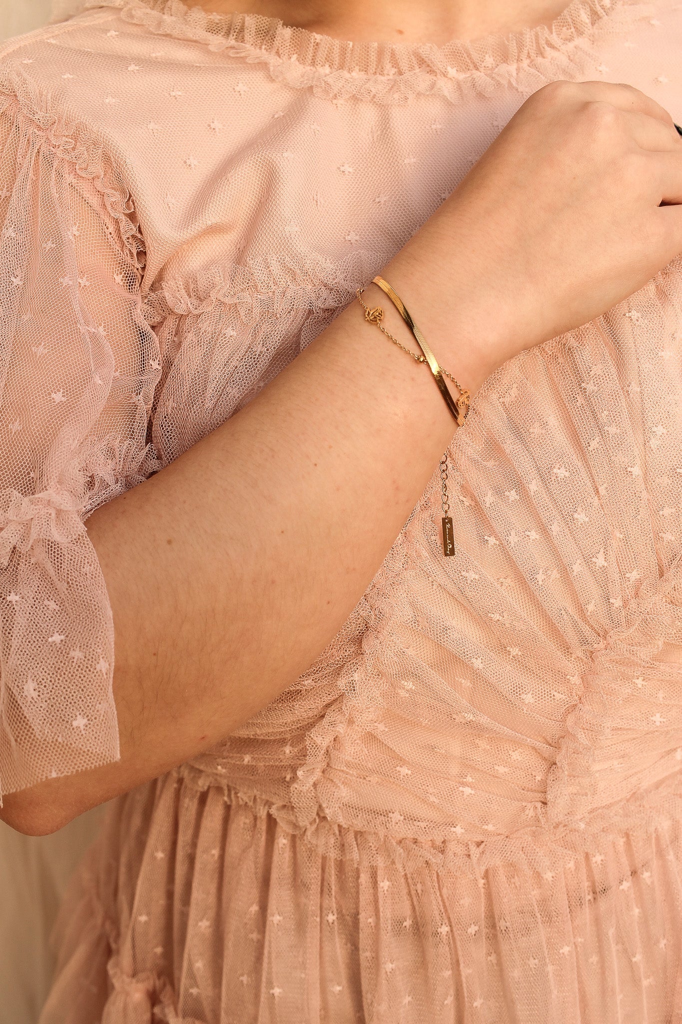 Anne Double Chain Bracelet