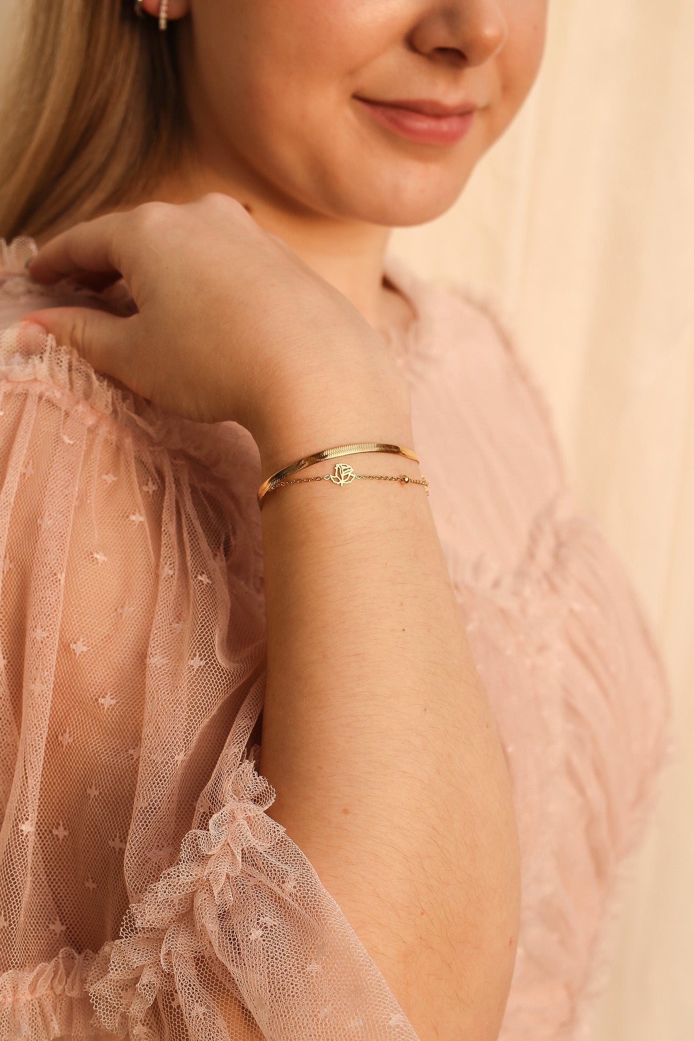 Anne Double Chain Bracelet
