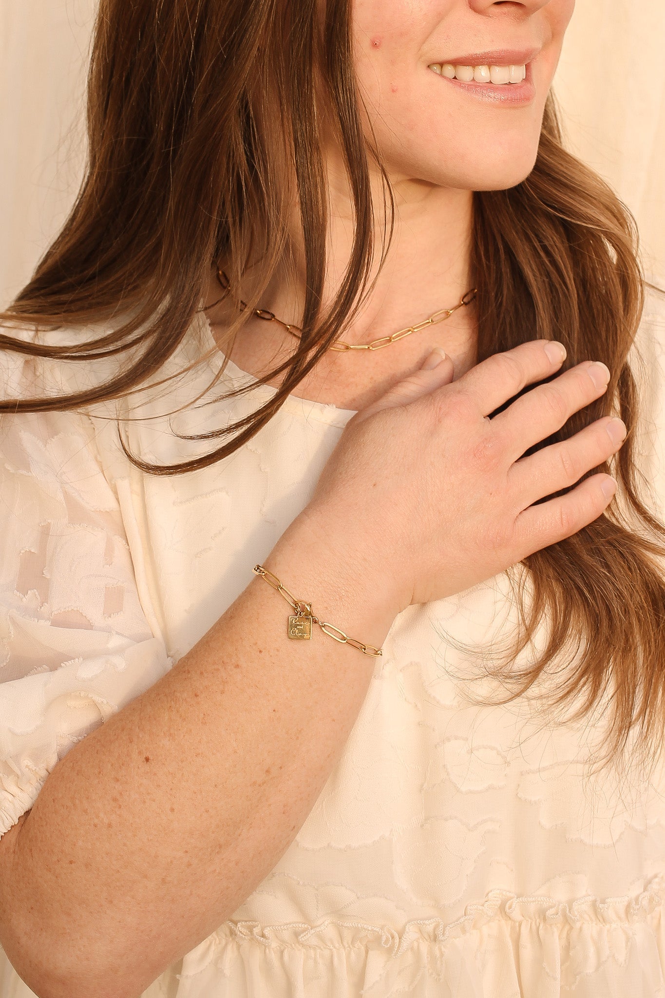 Riley Paperclip Chain Bracelet