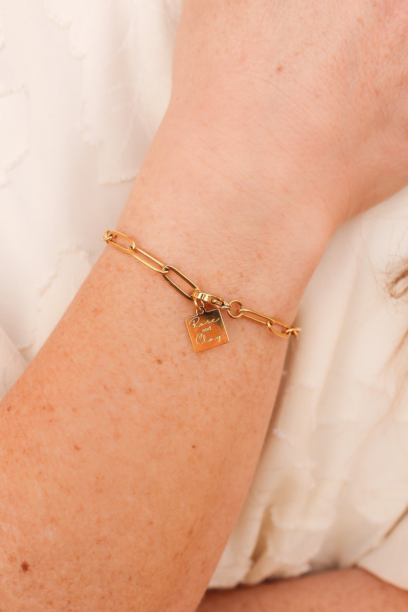 Riley Paperclip Chain Bracelet