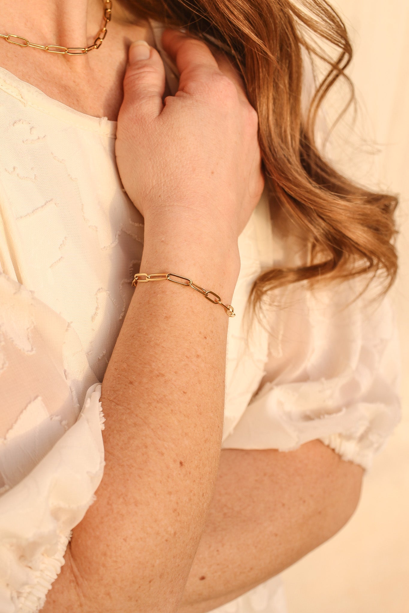 Riley Paperclip Chain Bracelet