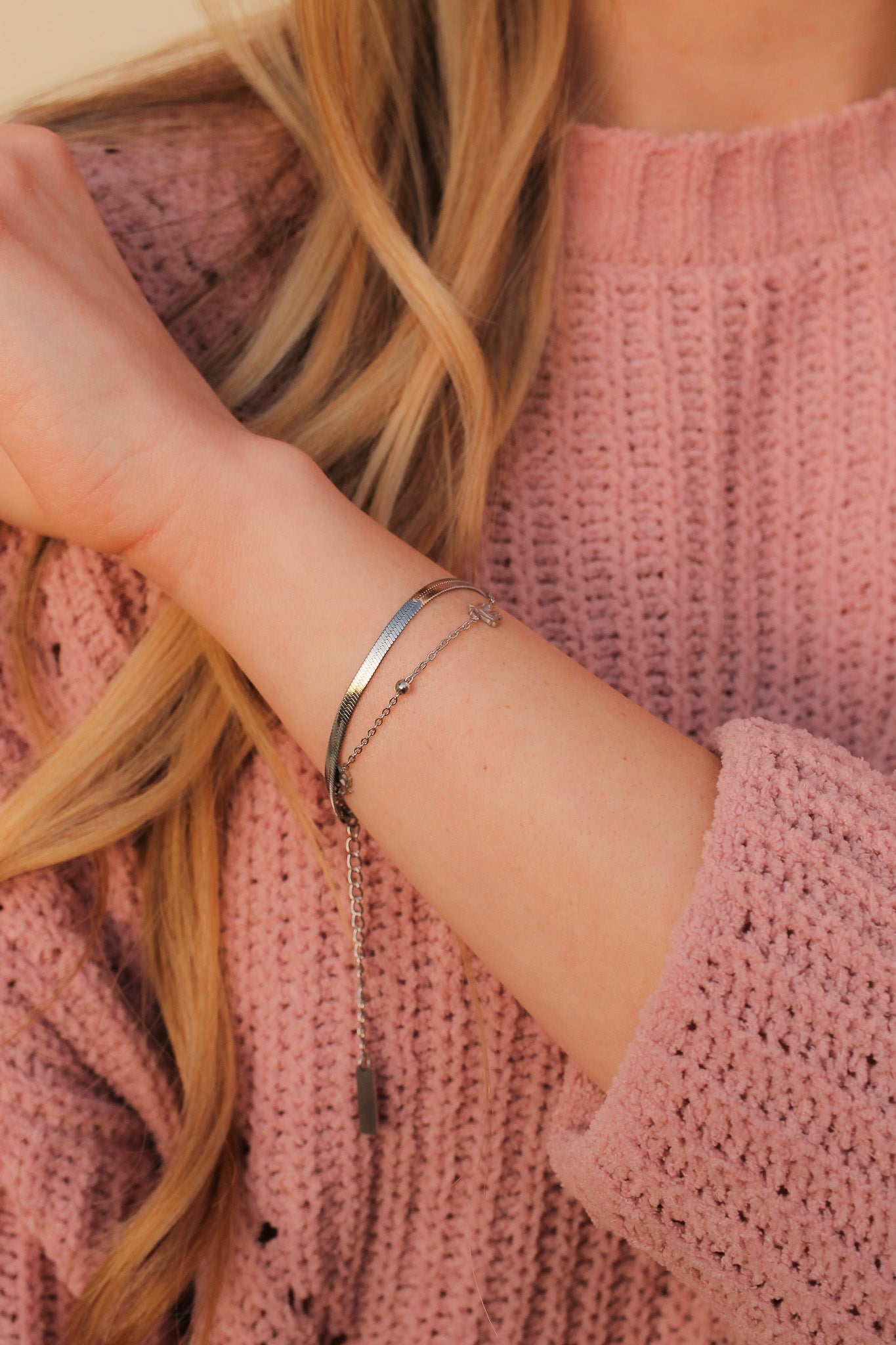 Anne Double Chain Bracelet