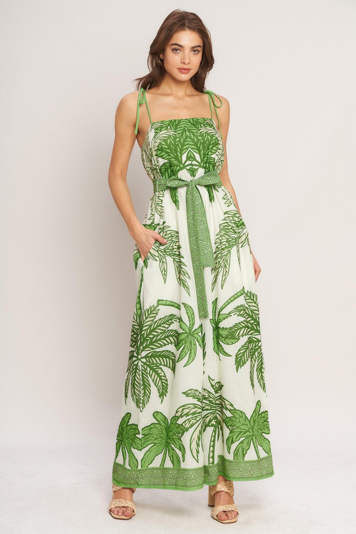 PALM LUXE WIDE LEG JUMPSUIT