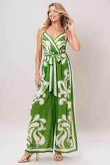PALAZZO MUSE GREEN JUMPSUIT