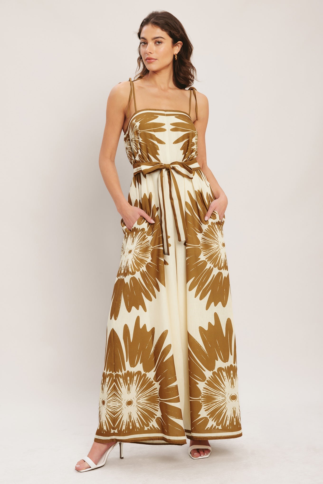 DESERT SUNBURST WIDE LEG JUMPSUIT