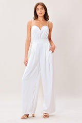 MODERN EASE WHITE JUMPSUIT