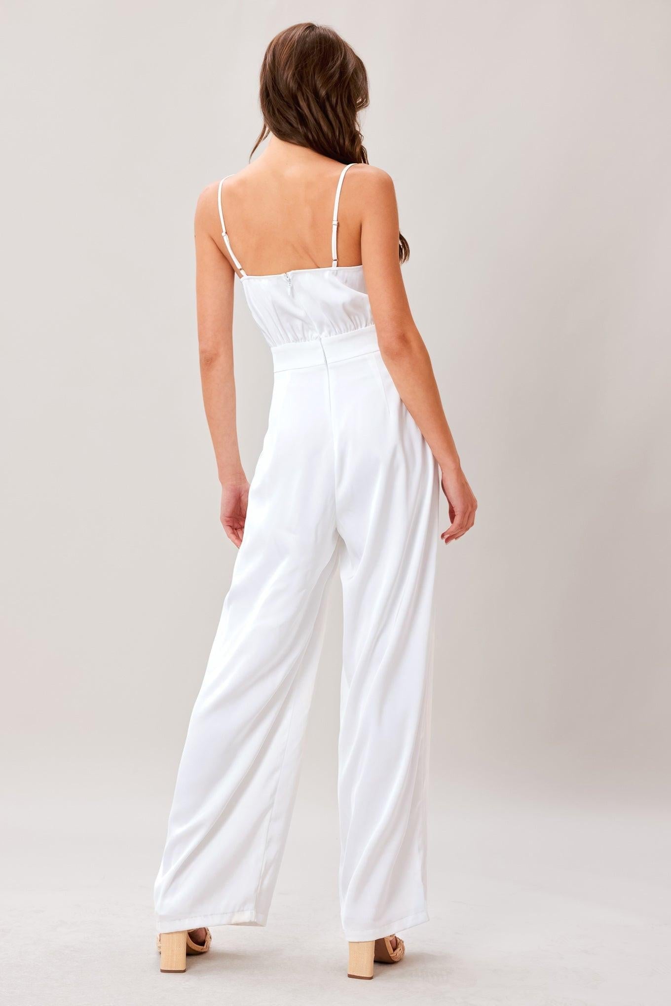 MODERN EASE WHITE JUMPSUIT