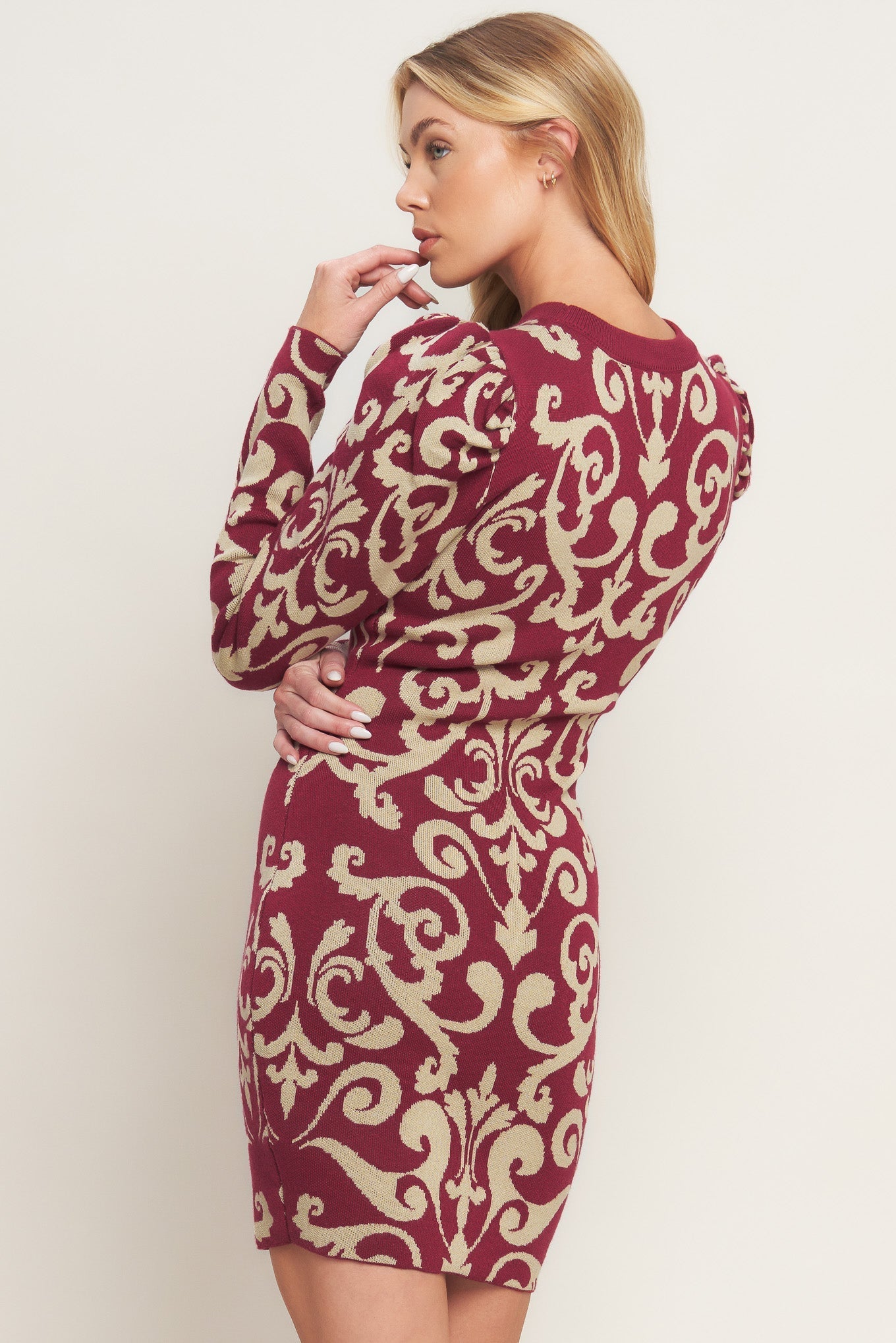 BASK IN LOVE SWEATER MINI DRESS - FINAL SALE