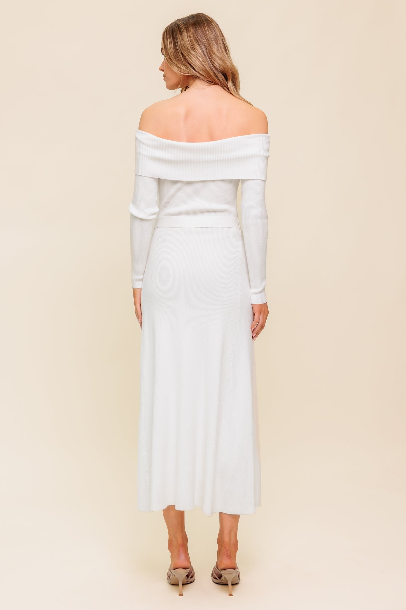 RUSTIC RETREAT - IVORY - SWEATER DRESS - FINAL SALE