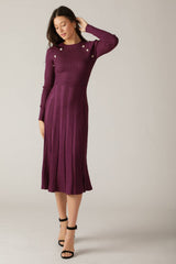 HIGH STANDARDS SWEATER MIDI DRESS - FINAL SALE