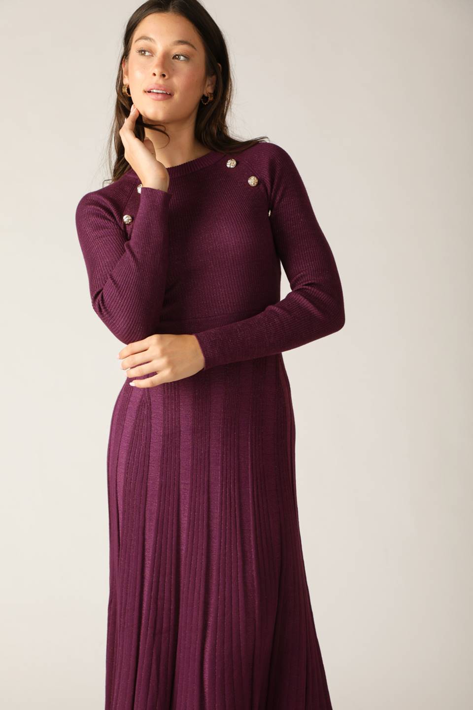 HIGH STANDARDS SWEATER MIDI DRESS - FINAL SALE