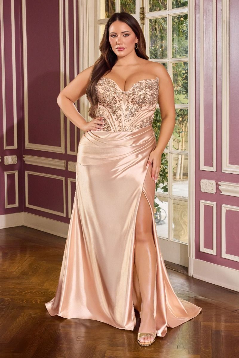 Darylanna Gown - Strapless Corset Evening Dress