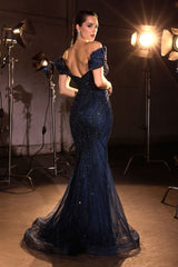 Tempest Gown - Mermaid Evening Dress With Removable Sleeves