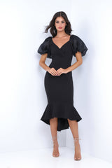 Diana Midi Dress - Black