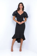 Diana Midi Dress - Black