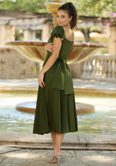 Maldives Midi Dress - Olive