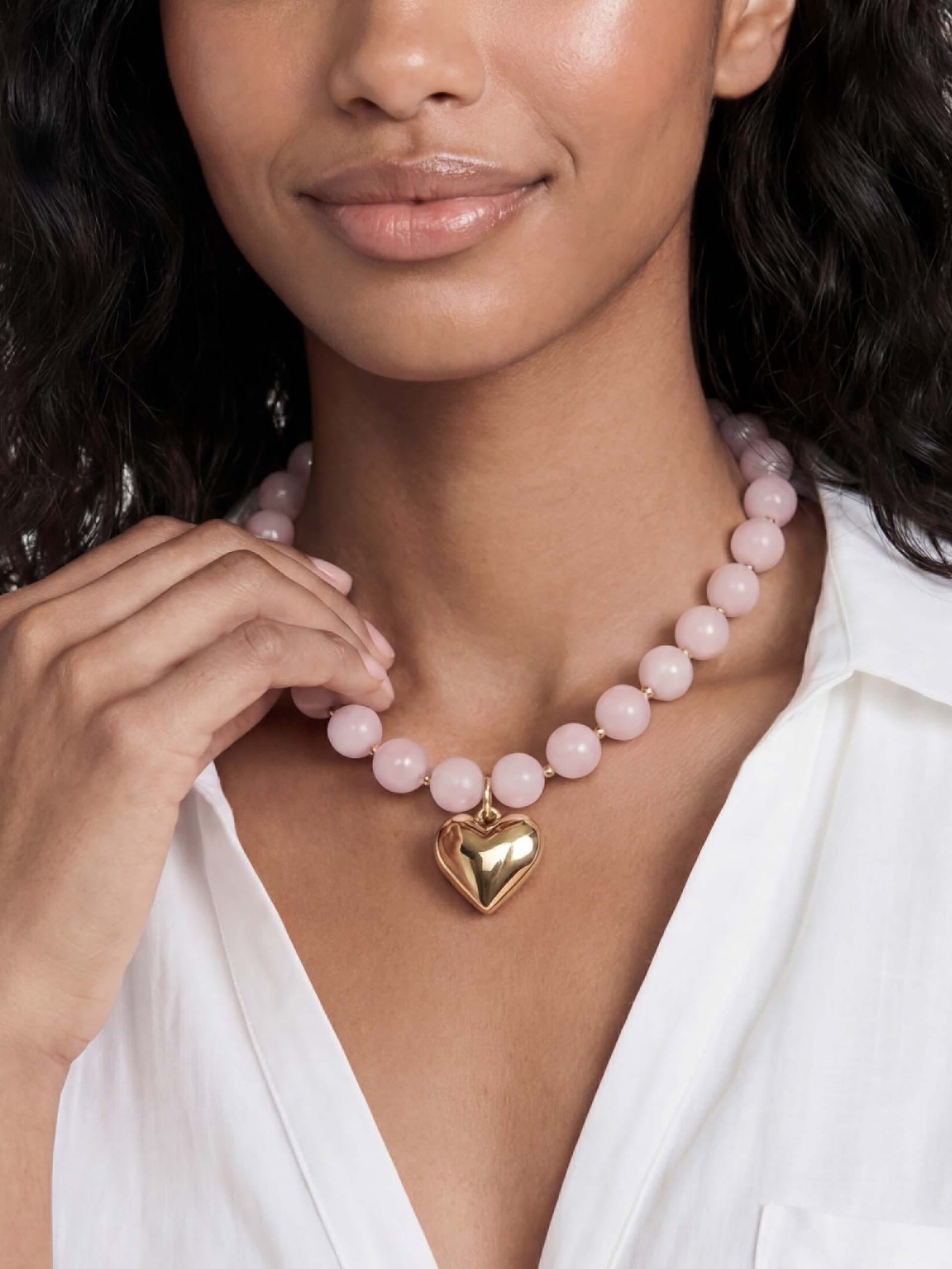 Luck and Love Rose Necklace