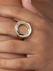 Open Circle Statement Ring