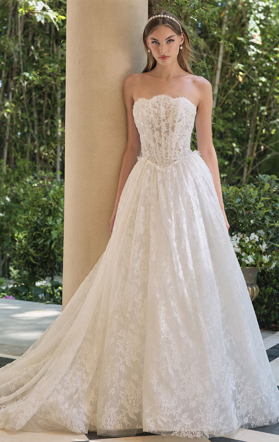 WL061 - Antheia Lace Ball Gown - Andrea & Leo