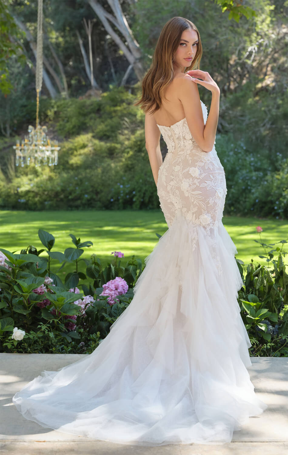 WL062 - Aphrodite Bloom Mermaid Gown - Andrea & Leo
