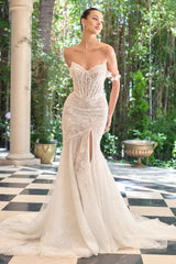 WL099 - Lilith Lace Mermaid Gown - Andrea & Leo
