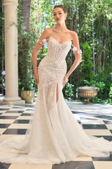 WL099 - Lilith Lace Mermaid Gown - Andrea & Leo