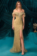 A1507 - Bella Beaded Gown - Andrea & Leo