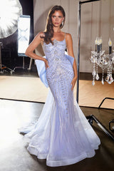 Rebekah Gown - Evening Dress with Detachable Bow Train