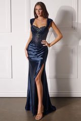 Jessamyn Gown - Off The Shoulder Fitted Dress