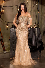 Maya Gown - Fitted Dress With Fringe