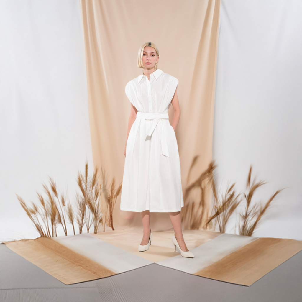 DEEPER CONNECTION DROP SHOULDER DRESS - FINAL SALE