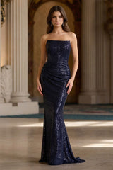 Salem Gown - Strapless Sequin Evening Dress