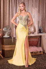 Linda Gown - Fitted Dress With Removable Straps