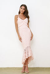 Leanne Midi Dress - BLUSH