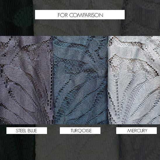 Khaleesi Dress - Mercury - Lace Dress With Fringe - FINAL SALE