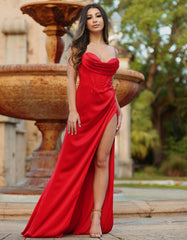 Size 2, Yvette Corset Gown - Red - FINAL SALE