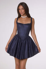 Martine Mini Dress - Shimmering Fit & Flare Cocktail Dress